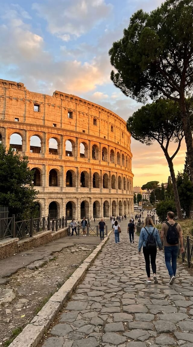 Rome original photo before transformation